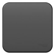 Выключатель 1-кл. ОП Blanca 10А IP20 (сх. 1) 250В с изолир. пластиной антрацит SE BLNVA101016