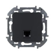 Розетка компьютерная Inspiria RJ45 кат.5E UTP антрацит IEK 673828