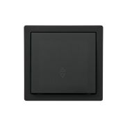 Выключатель проходной 1-кл. ОП LETO черн. бархат LEZARD 752-4200-105