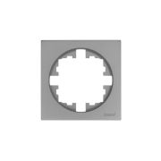 Рамка 1-м OSEN горизонт. квадрат сер. матов. LEZARD 743-7400-146